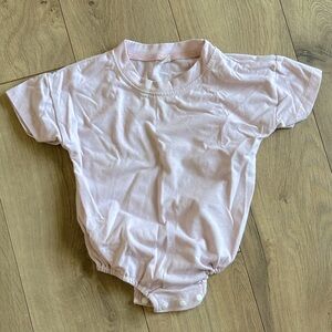 Pink bubble romper